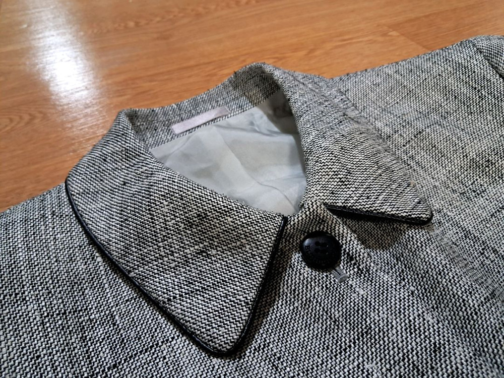 <명품> 버버리 울 + 마 자켓 (여성 77사이즈)--4