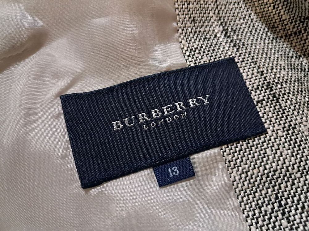 <명품> 버버리 울 + 마 자켓 (여성 77사이즈)--5