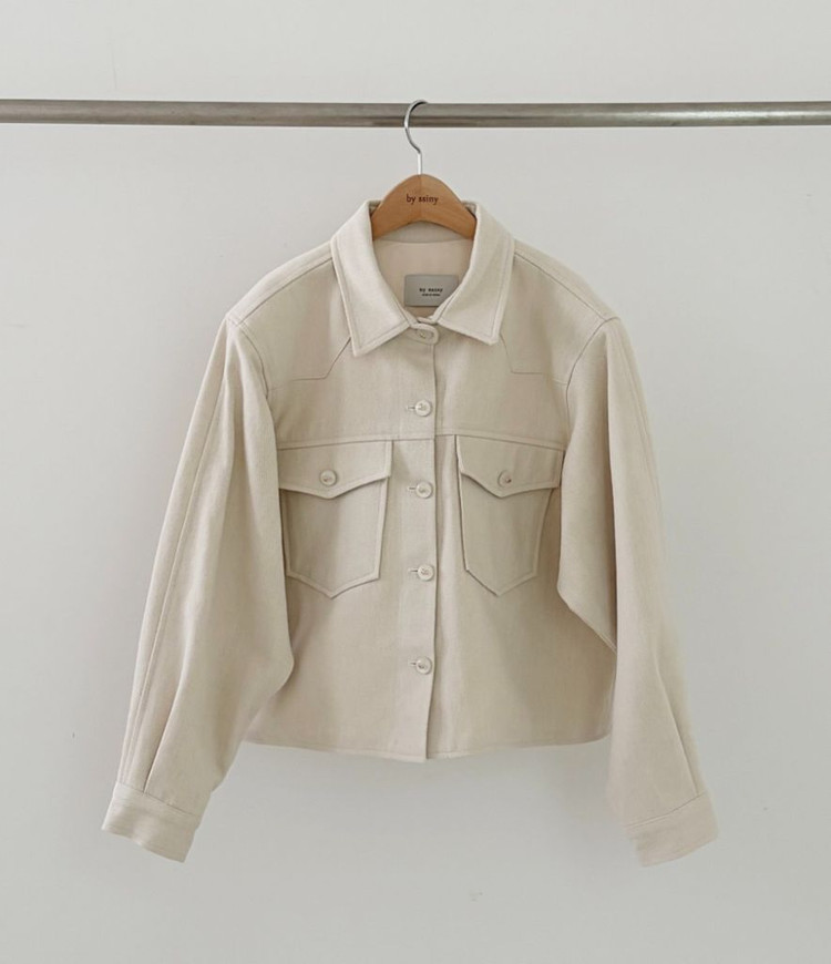 바이씨니 제작 피그셔츠 자켓 아이보리 새상품 팝니다 이미지