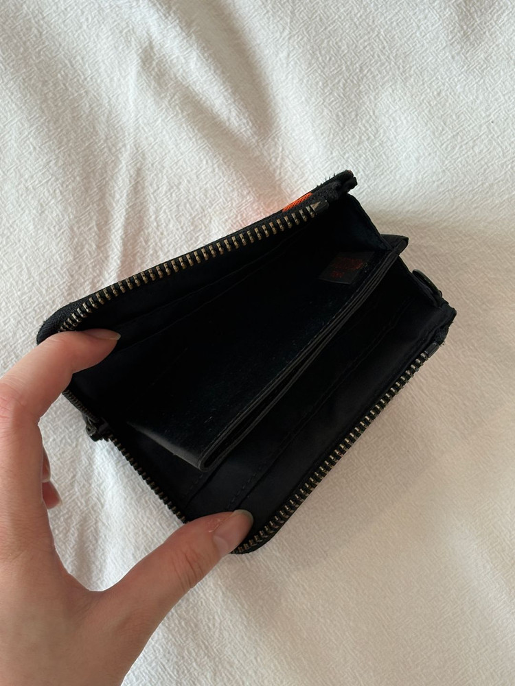 요시다 포터 다이아몬드 체크 패턴 카드 지갑 이미지