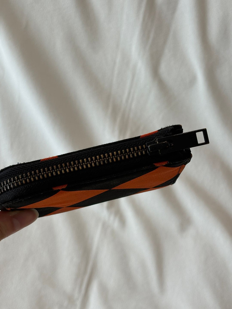 요시다 포터 다이아몬드 체크 패턴 카드 지갑 이미지