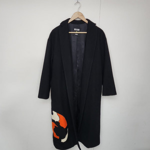 [MSGM] 100 77 여 고양이패치 코트