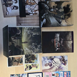 한정판 진격의거인 블루레이박스 조사병단 켈린더 설정 북클릿 일러스트컷 이미지