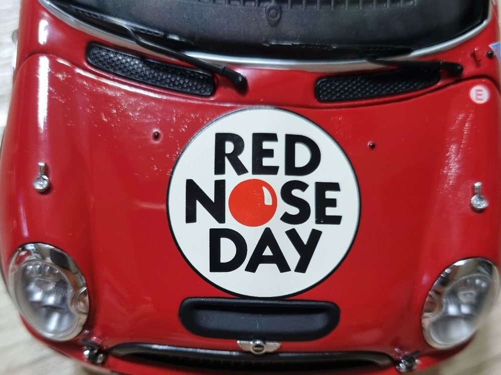 1:18 1/18 다이캐스트 Mini Cooper CHALLENGE JCW RED NOSE DAY D.V LIMIT 이미지