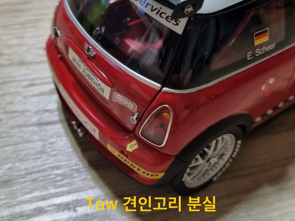 1:18 1/18 다이캐스트 Mini Cooper CHALLENGE JCW RED NOSE DAY D.V LIMIT 이미지