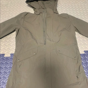 컬럼비아 여성 후드 바람막이 자켓 카키 100 새상품