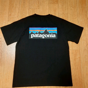 (정품,새상품급)파타고니아 블랙 티셔츠, 100 사이즈