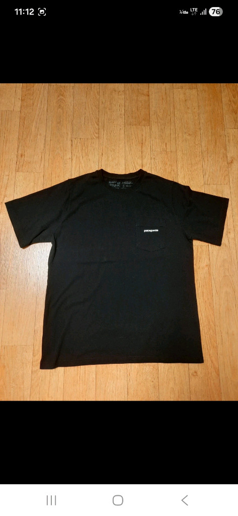 (정품,새상품급)파타고니아 블랙 티셔츠, 100 사이즈--1
