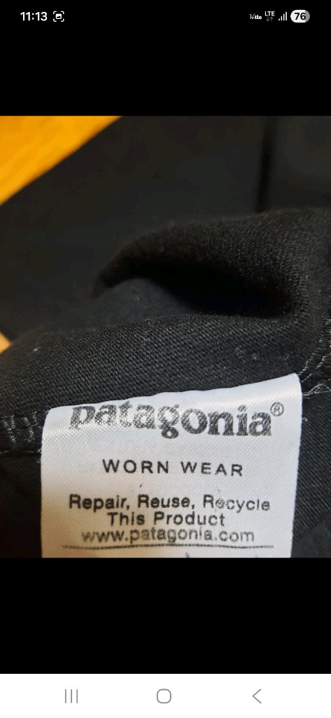 (정품,새상품급)파타고니아 블랙 티셔츠, 100 사이즈--3