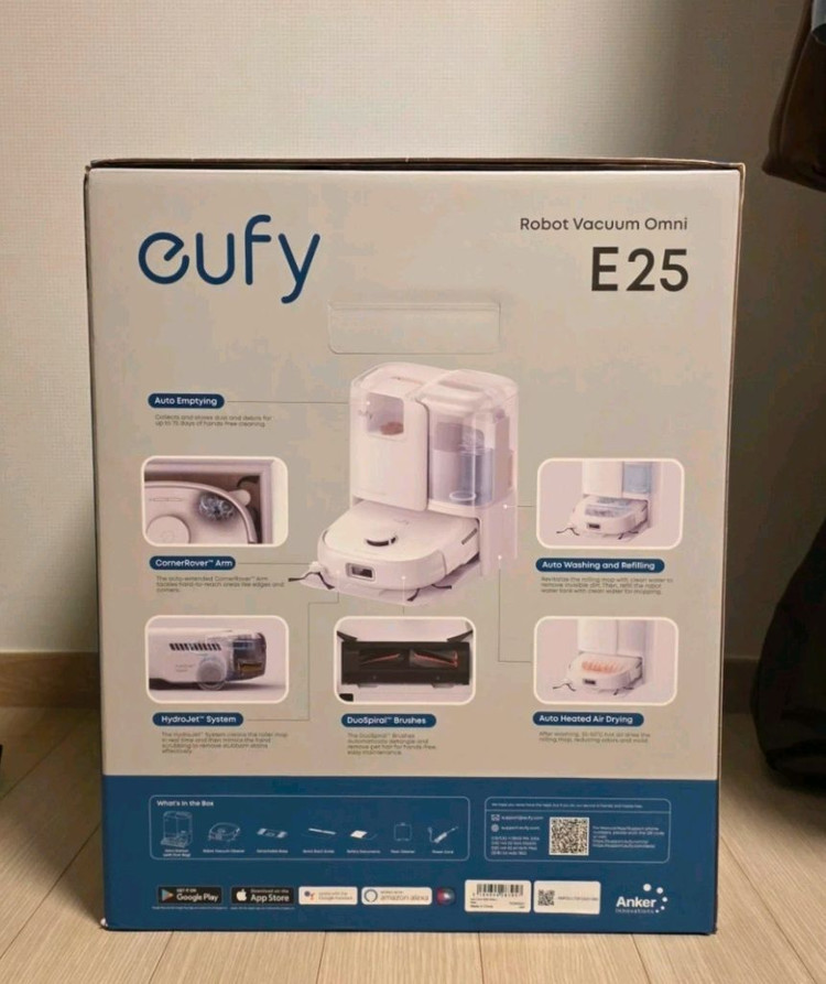 2회사용 풀박 로봇청소기ㅣAnker eufy E25--2