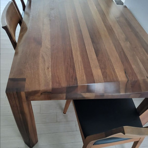 Artisan 유럽 수입 원목 식탁 + 의자4 + 벤치