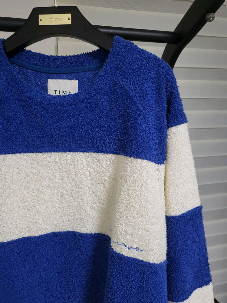 23SS 타임옴므 테리 타월 니트 100사이즈 이미지