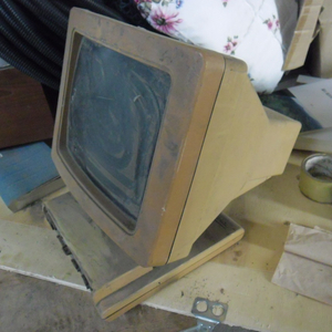 완전 부품용 빈티지 CRT 모니터,흑백모니터-삼성SCM-220F 이미지