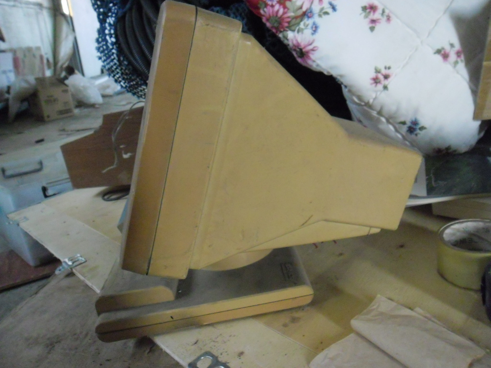 완전 부품용 빈티지 CRT 모니터,흑백모니터-삼성SCM-220F 이미지