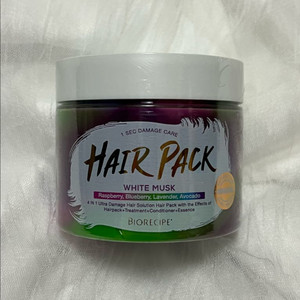 바이오레시피 헤어팩 화이트머스크 이미지