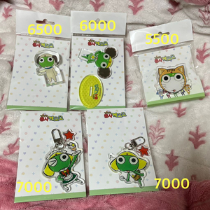 케로로 투니크 콜라보 아크릴 스탠드 키링 코롯토 피규어 판매 이미지