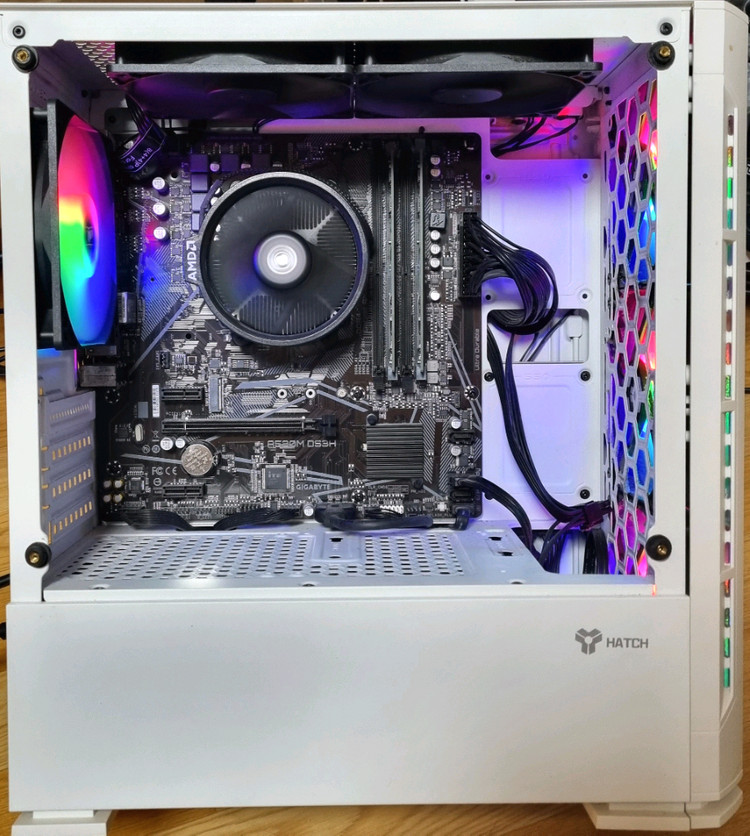 게이밍 컴퓨터 PC 본체 AMD 라이젠3 PRO 4350G 롤 오버워치--1