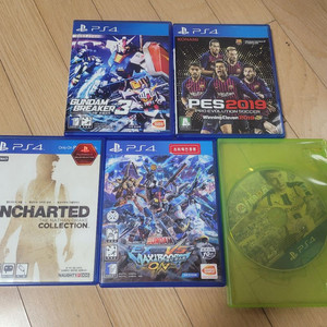 ps4 건담 익스트림 버서스, 건담브레이크3, 언차티드 컬렉션, pes2019, fifa17