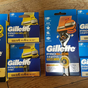 질레트 최상급 면도기세트 이미지