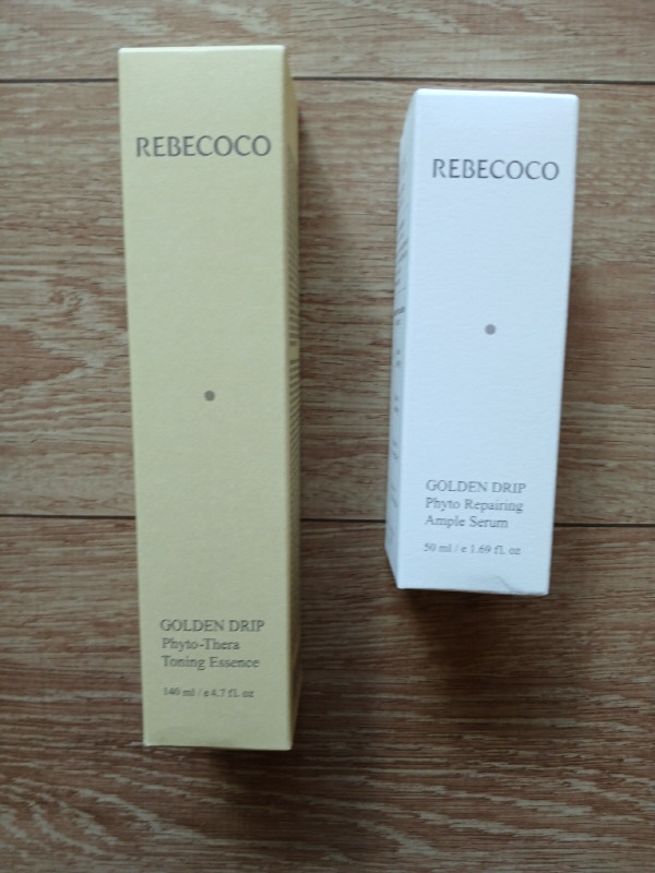 [미개봉] 레베코코 골든드립 피토테라 토닝에센스 + 골든드립 피토 리페어링 앰플 세럼 이미지