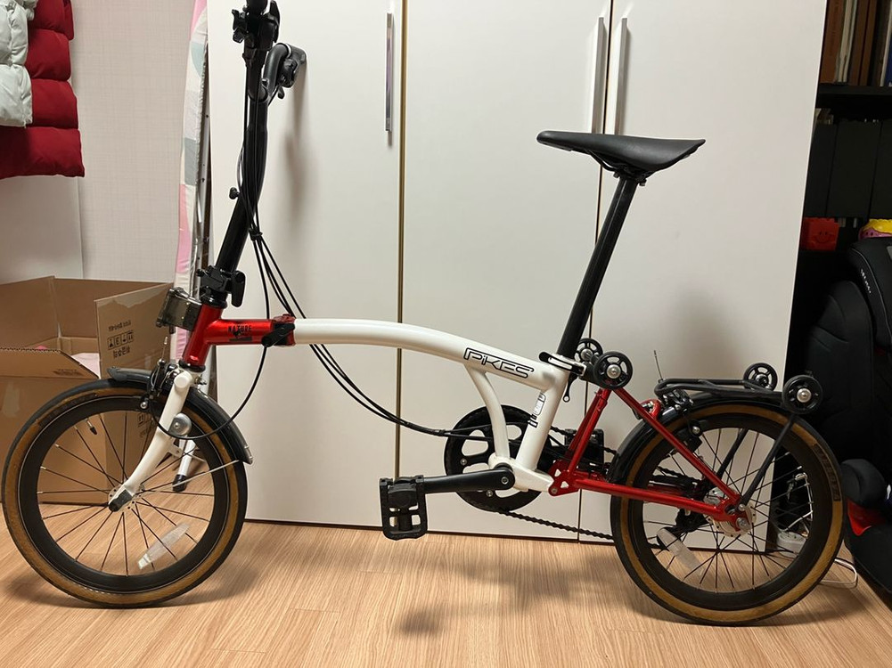 사바 파이크 젠2 트라이폴드 접이식 자전거 내외장9단 이미지