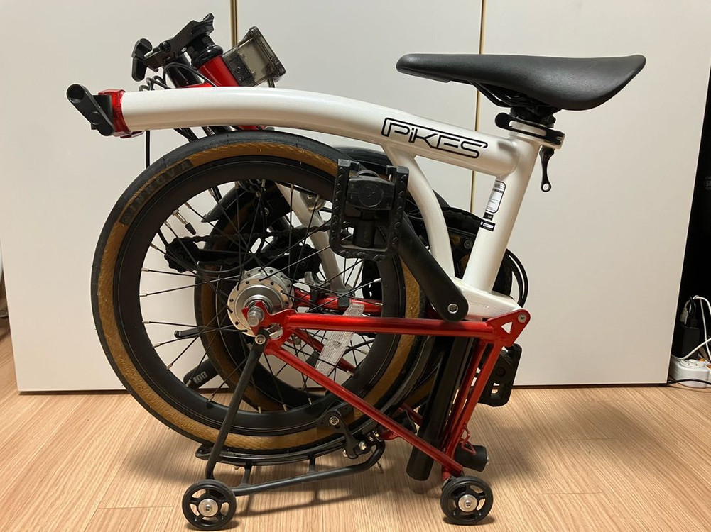 사바 파이크 젠2 트라이폴드 접이식 자전거 내외장9단 이미지