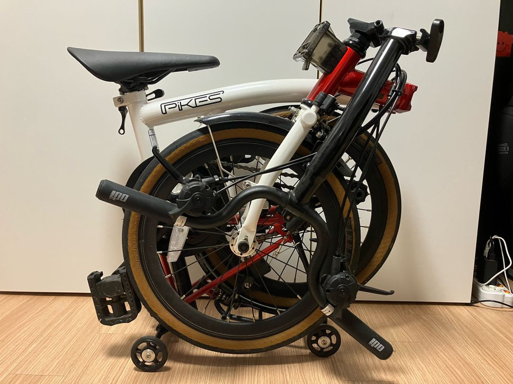 사바 파이크 젠2 트라이폴드 접이식 자전거 내외장9단 이미지