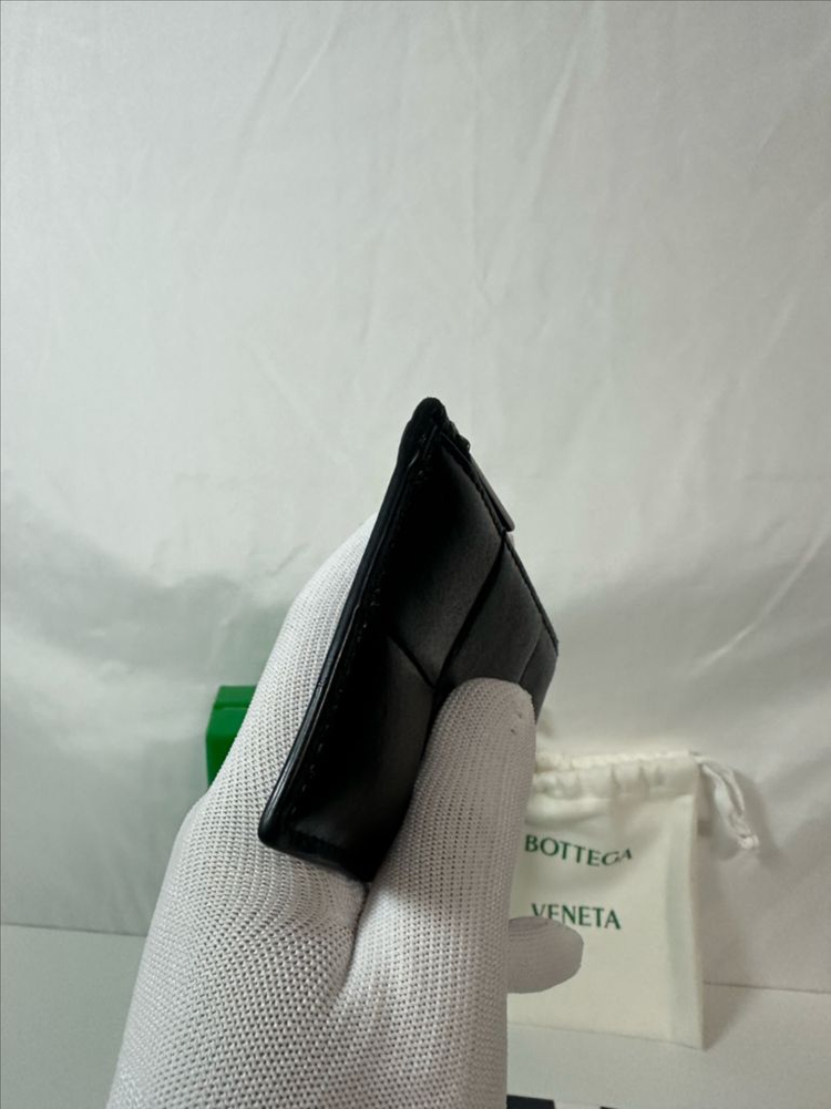 보테가베네타 지퍼 카드지갑 블랙 (OS)--5