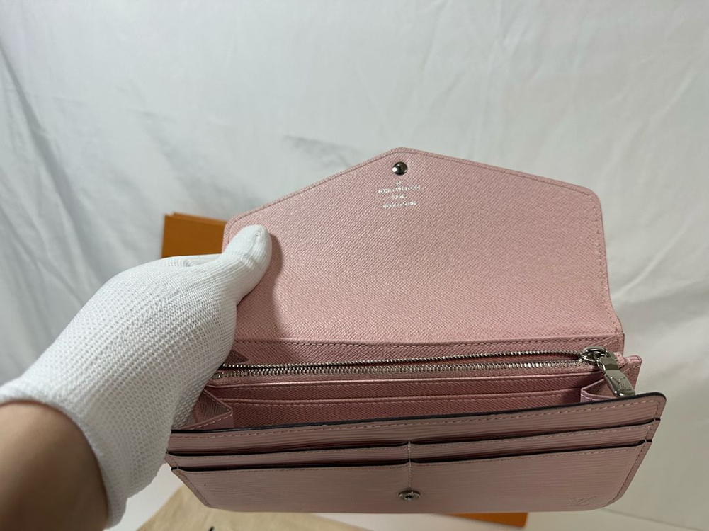 루이비통 에피 장지갑 핑크 (OS)--7