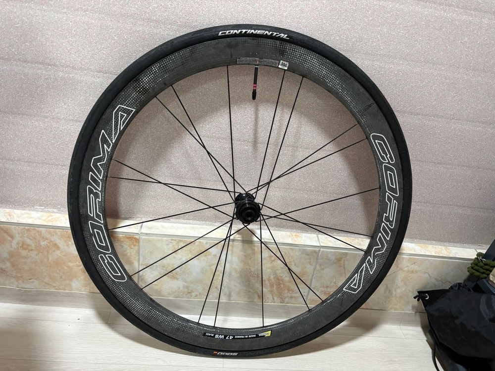 코리마 corima ws47 black 시마노/클린처/ 디스크 브레이크용 카본 로드바이크 휠셋--1
