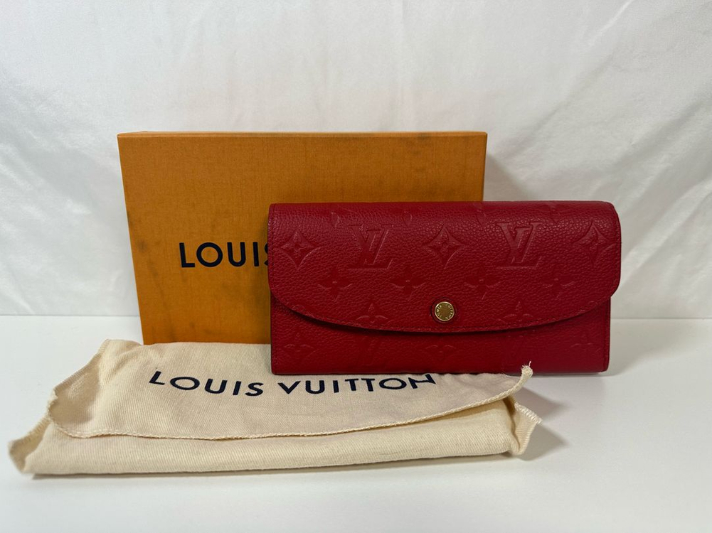 루이비통 앙프레드 장지갑 레드 (OS)--0
