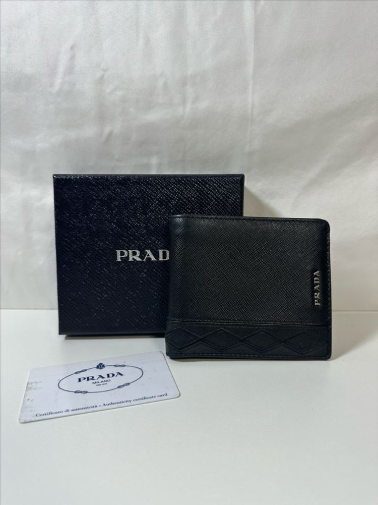 프라다 사피아노 롬비 반지갑 (OS)--0