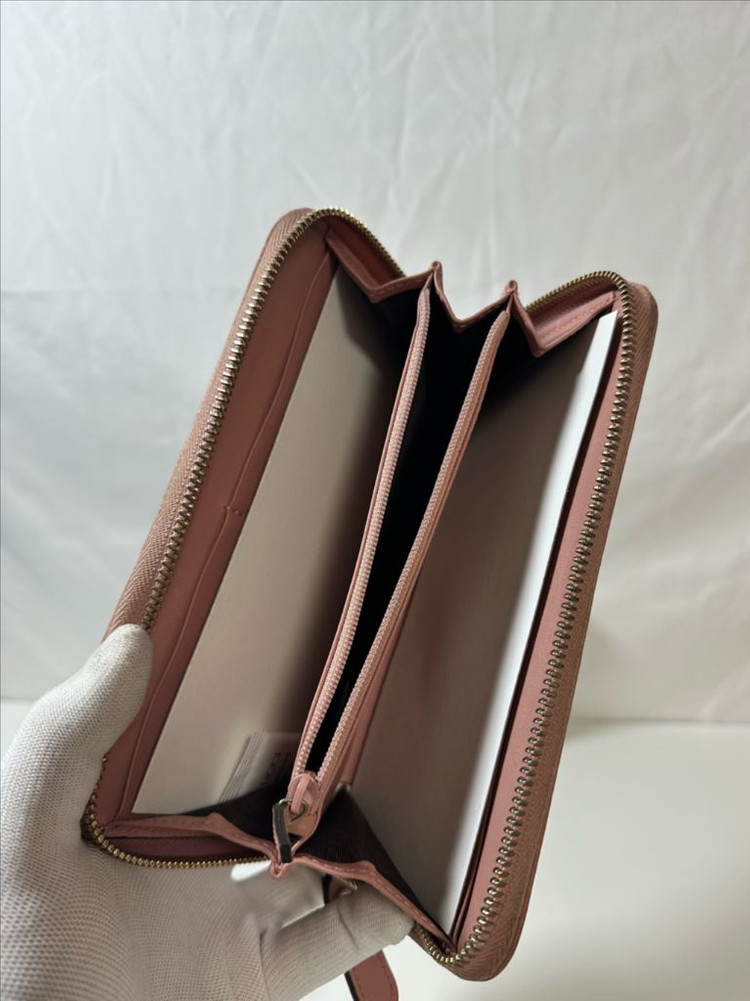 구찌 마이크로시마 지퍼 장지갑 (OS)--5