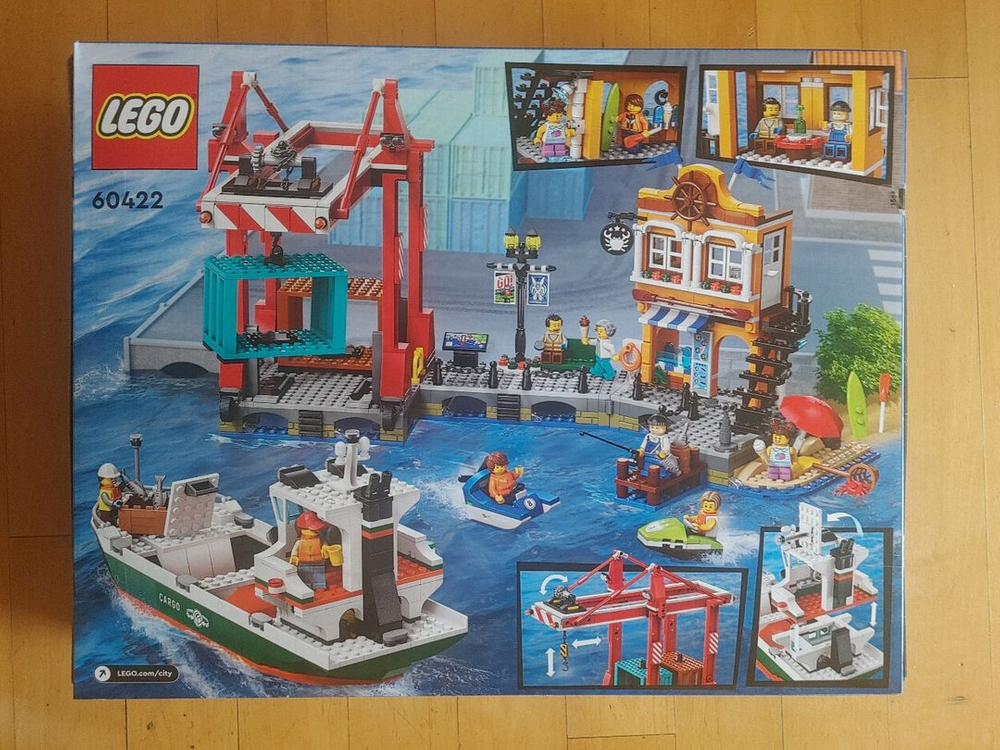 (미개봉)(정품)레고 60422 시티 항구와 화물선 팝니다.--1