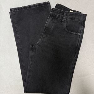 식스앤어하프 로우라이즈 블랙 팬츠 S 판매해요 이미지