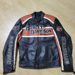 할리데이비슨 바이커 가죽 자켓 이미지
