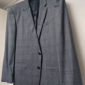 A급상태 솔리드 옴므 셋업 수트 (블루/간절기) 170-180대/33-34인치 / A급 명품 수트!