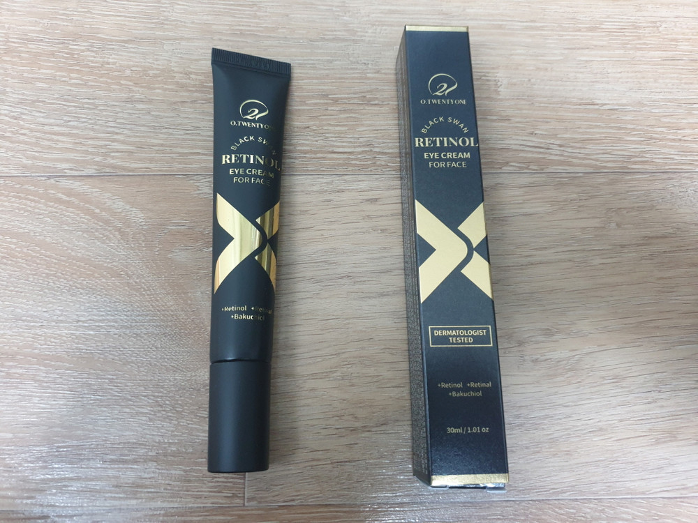 오투에니원 블랙스완 레티놀 아이크림 포 페이스 30ml 탄력 부스터 미개봉 새제품 이미지