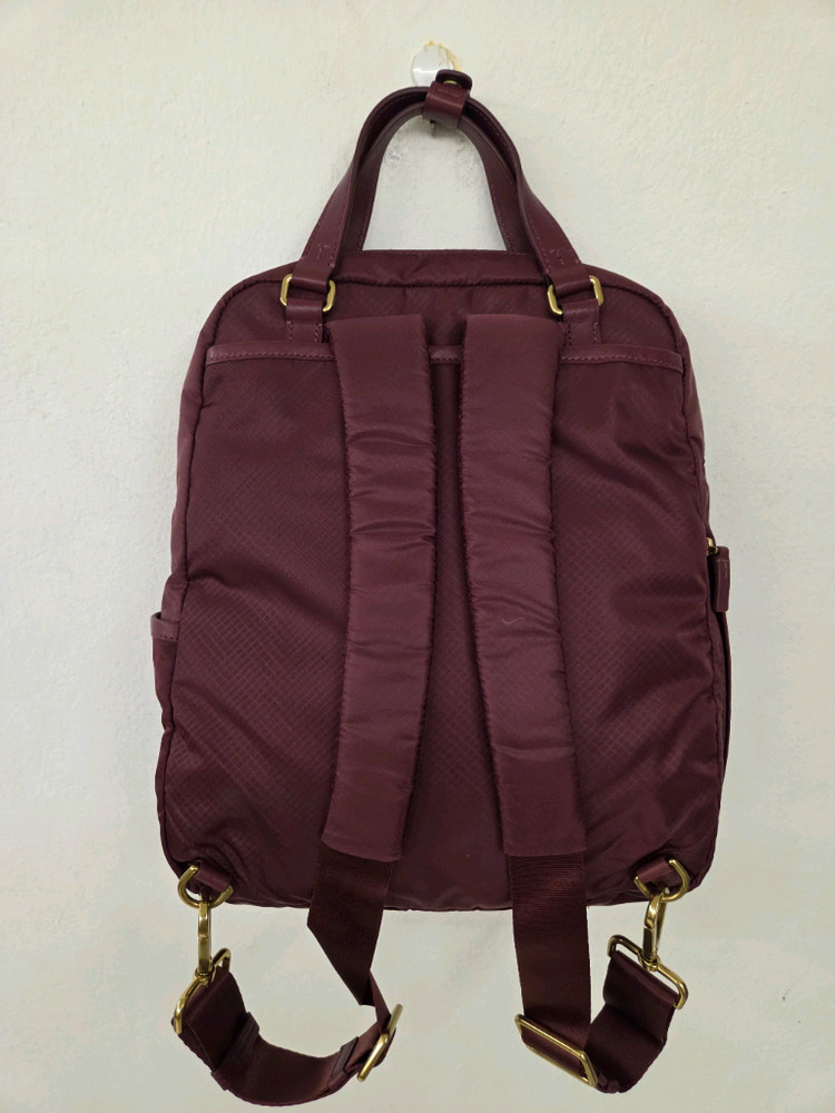 투미 여성 버건디 백팩--1