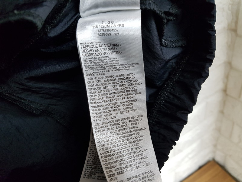 나이키 조던 바람막이 점퍼 키즈 7-8세 (116-120cm)--4