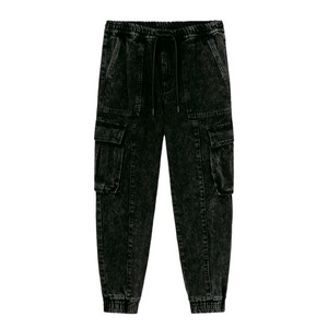 24FW 준지 흑청 카고 조거팬츠