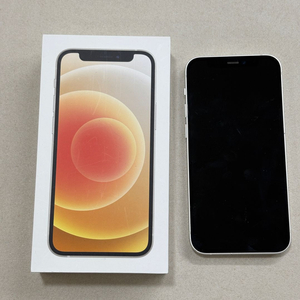 아이폰12미니 화이트 256gb 배터리 73프로