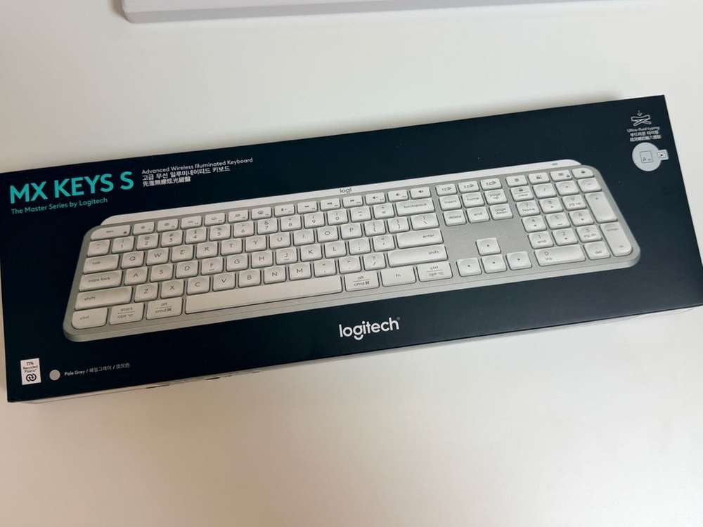 로지텍 MX KEYS S 무선 일반형 키보드 미개봉 새제품--1