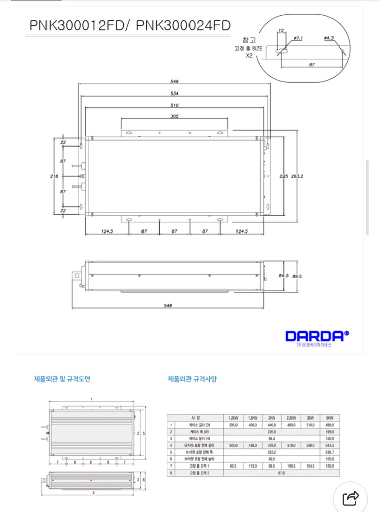 다르다 순수정현파 인버터 DC12V-3000W--3