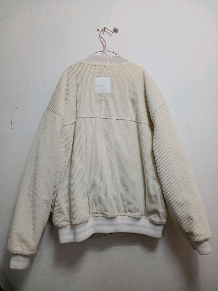 엄브로 남성 UAB 코듀로이 바시티 자켓 아이보리 사이즈 L 100--1
