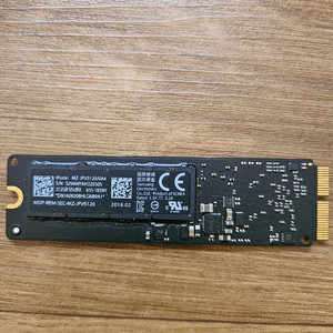 삼성 512GB SSD 맥북용 MZ-JPV5120/0A4