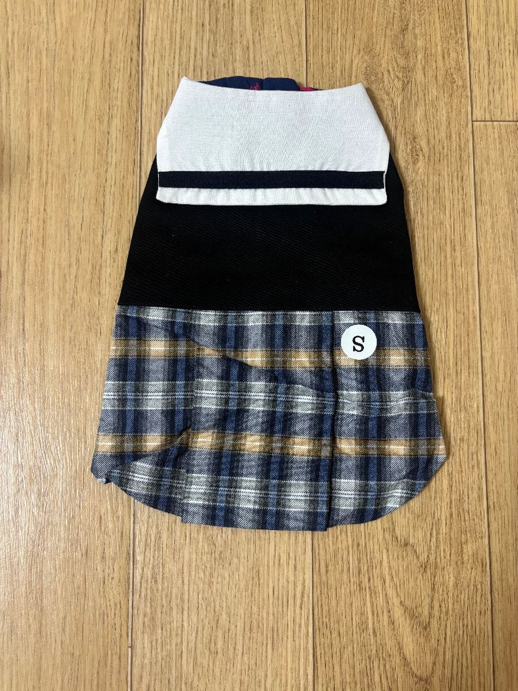 강아지 세라복스타일 옷 세트 S 이미지