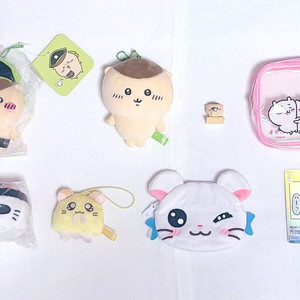 나가노 먼작귀 농담곰 치이카와 하치와레 우사기 쿠리만쥬 마스코트 누이 키링 모찌 인형 햄토리 파우치 가챠 이미지