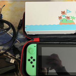 닌텐도 스위치 동물의 숲 에디션 배터리 개선판