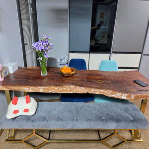 우드슬랩 테이블 대추나무(수입산) 원목테이블